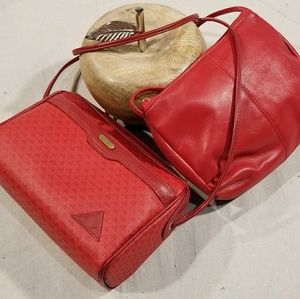Vintage Liz Claiborne leather bag (1 bag with triangle)